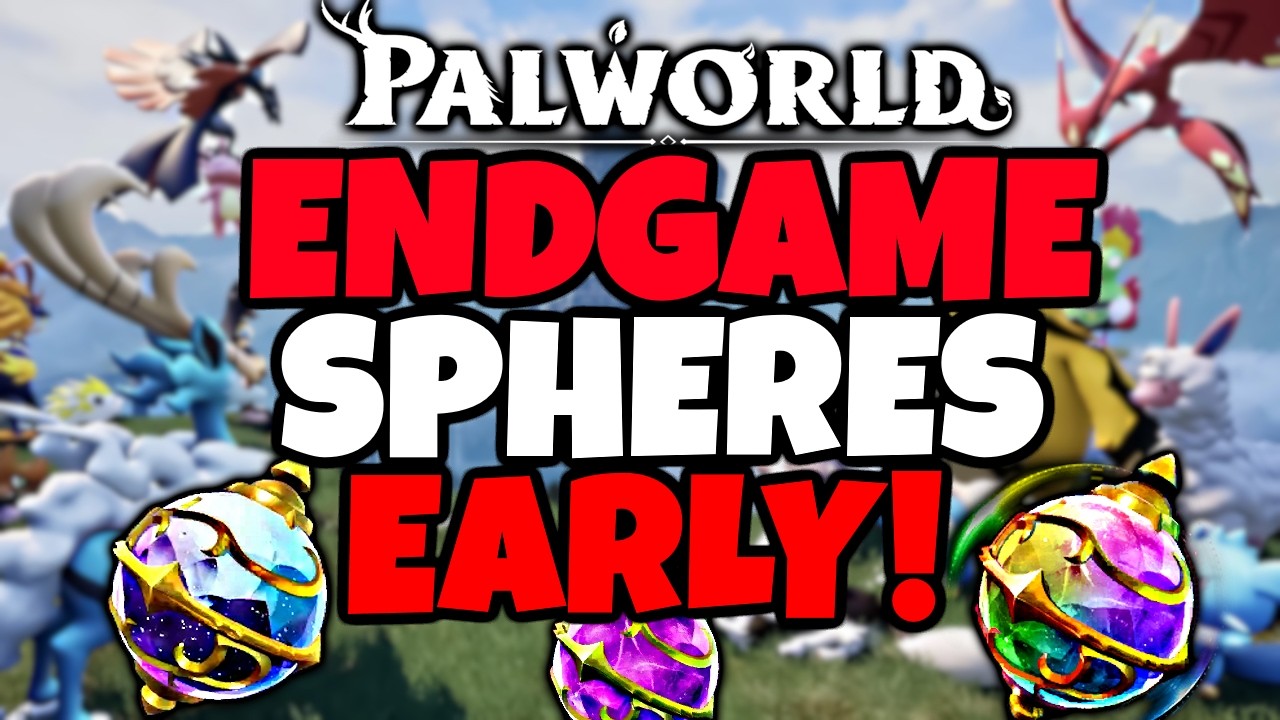 Получайте сверхмощные сферы на ранних этапах игры в Palworld и мгновенно захватывайте высокоуровн...