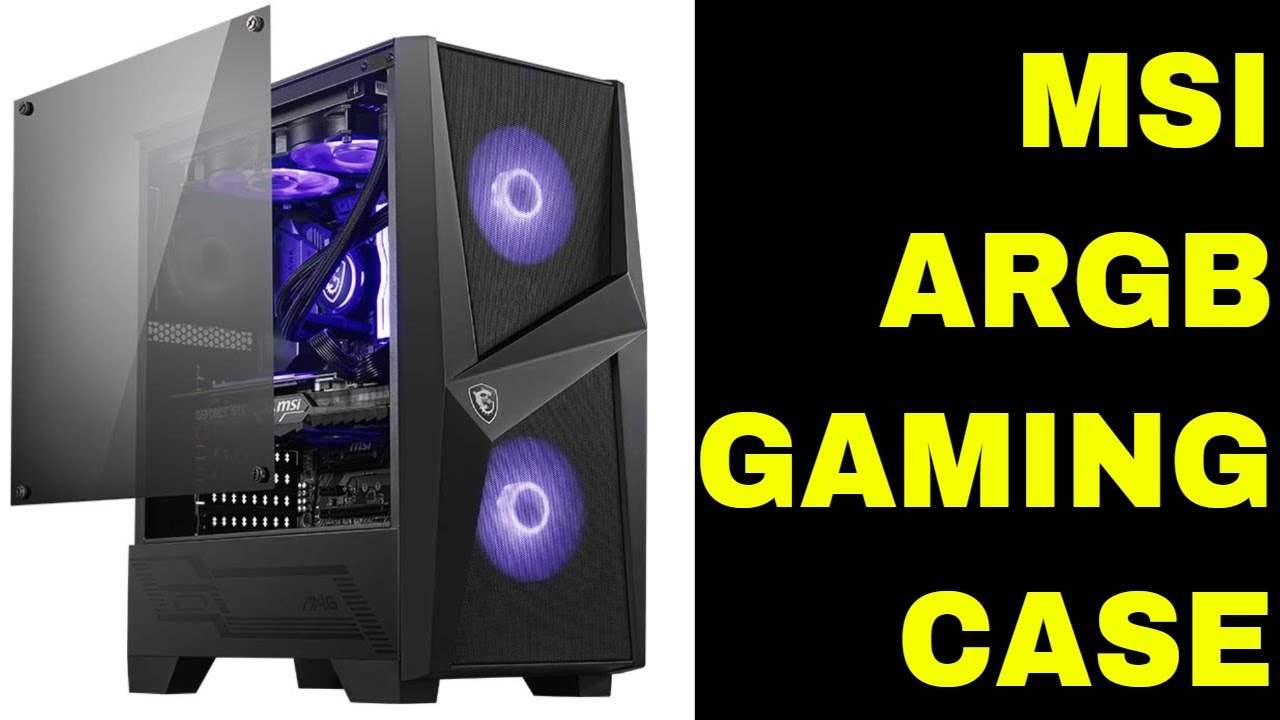 Value ARGB case - MSI MAG FORGE 100R Mid Tower Windowed RGB - Review  - Value ARGB case @MSI Gaming