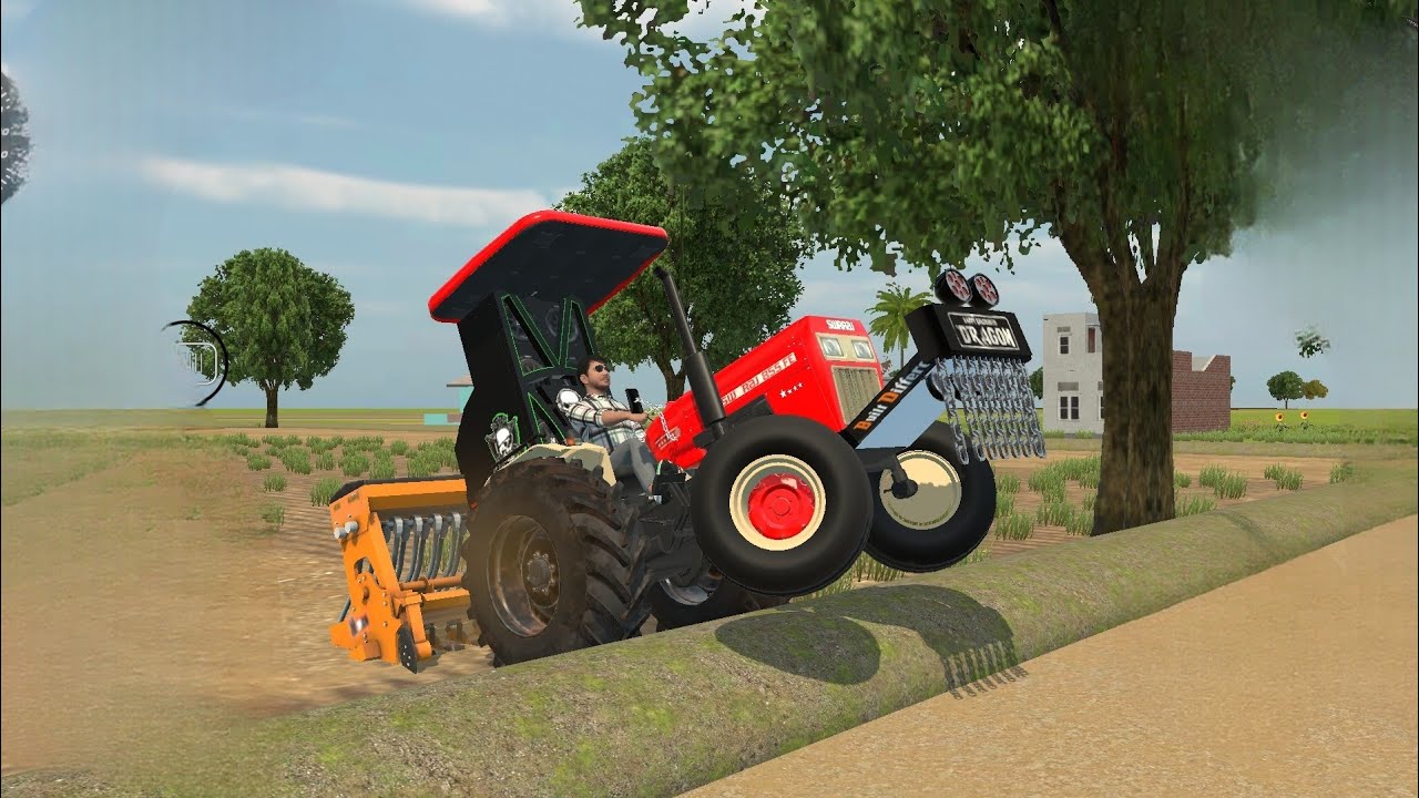 Drive swaraj tractor harvestar farming  #jcb#tractor#dumper #truck#gamingvideo