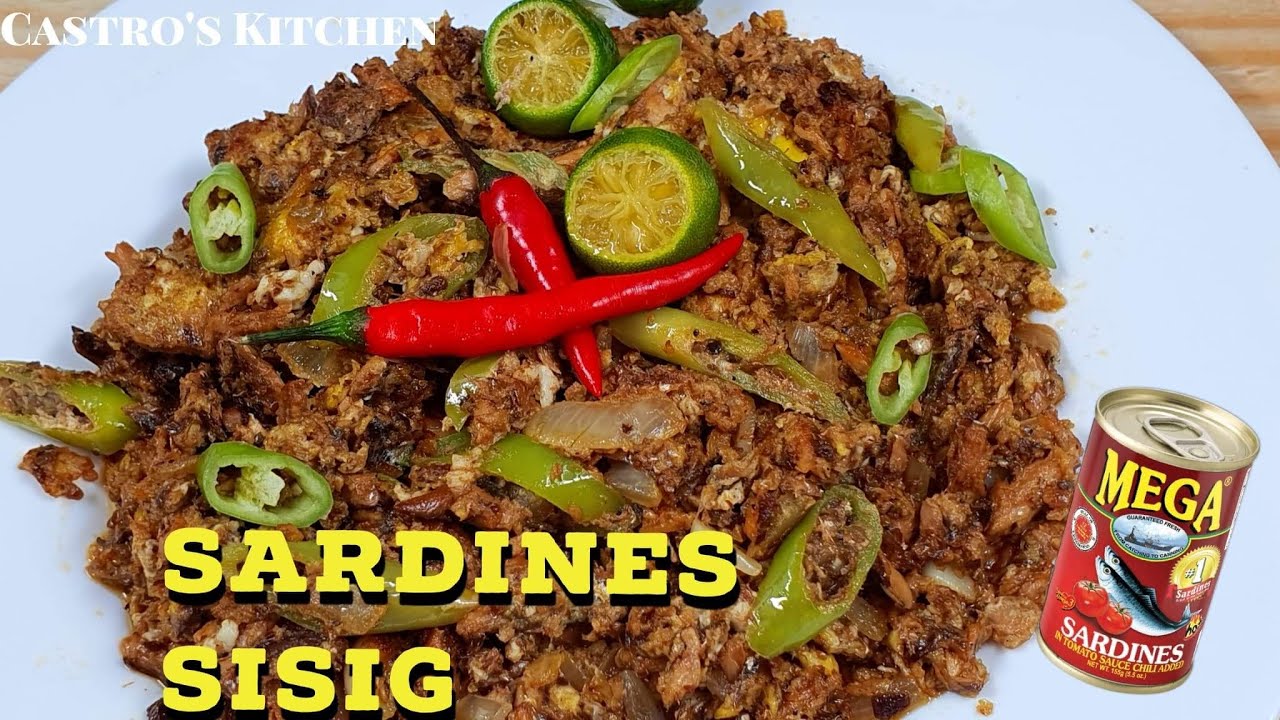 MURANG SISIG SARDINES SA HALAGANG 75 PESOS GOOD FOR 3-4 PERSONS I Easy and Tipid Recipe