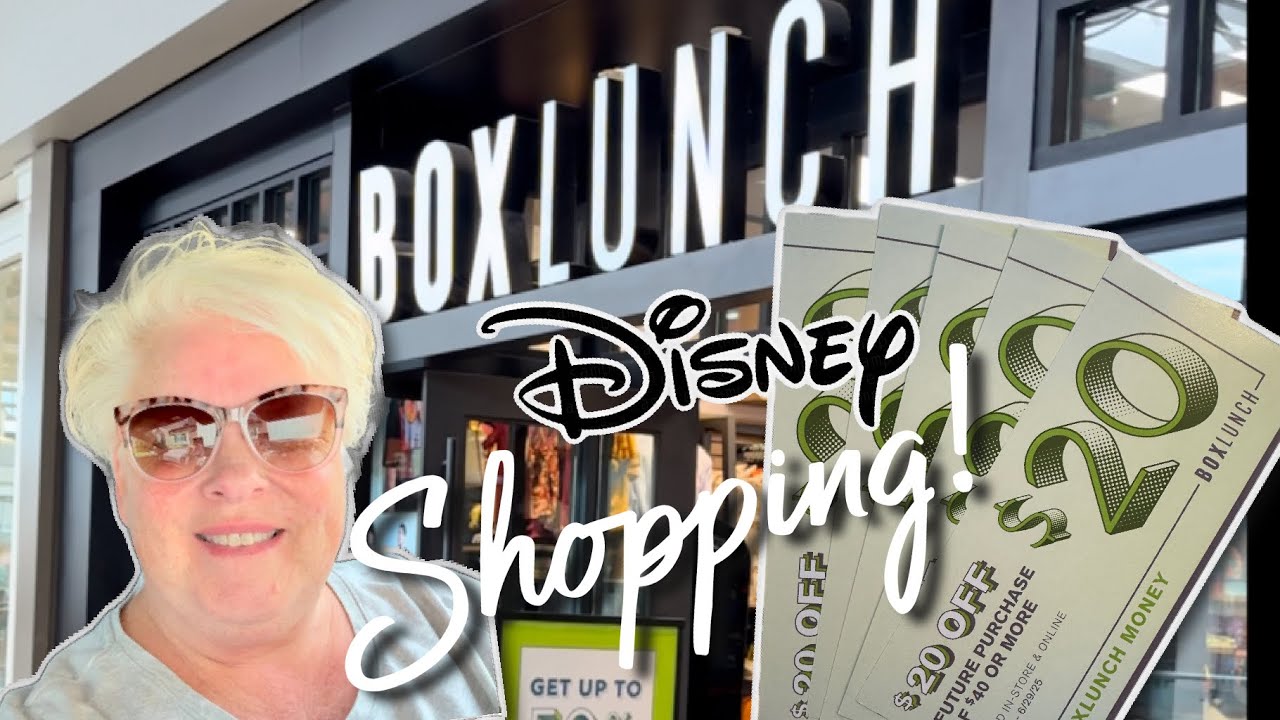 BOXLUNCH MONEY! Disney Shopping! Plus, Disney Haul!