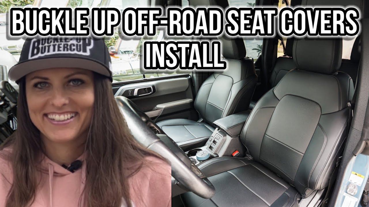 Чехлы для сидений Buckle Up Off-Road для Ford Bronco 2021+ с сиденьями с панелями Molle