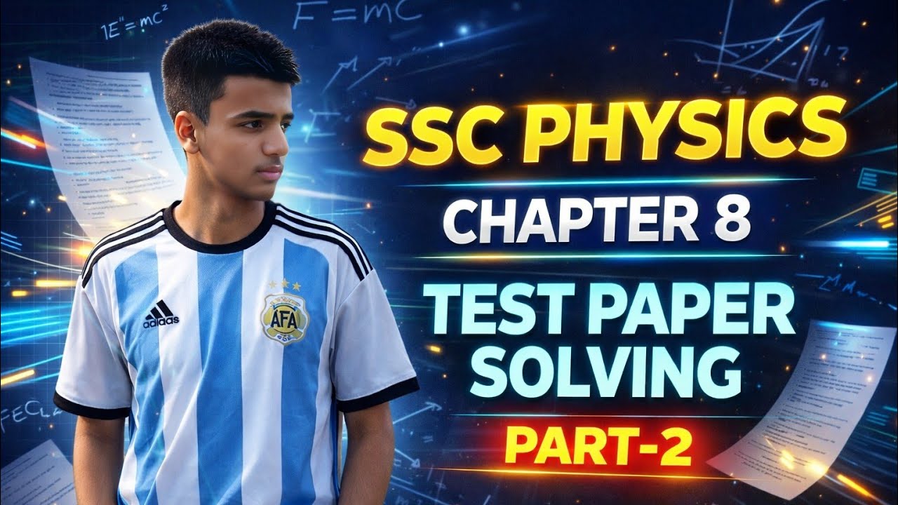 SSC Physics Chapter 8. Tesr Paper Solving Class. Part-2. 