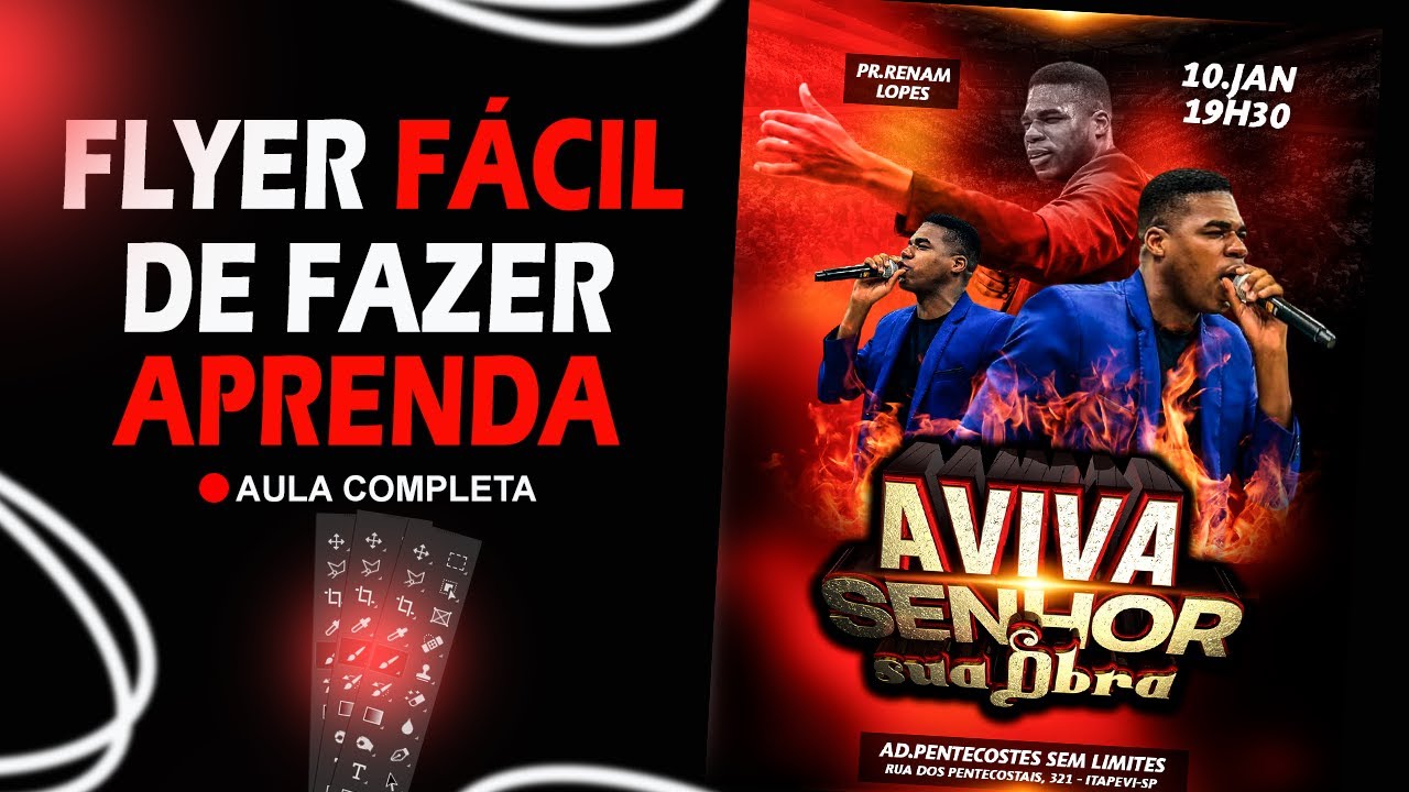 CRIE FLYERS INCRÍVEIS NO PHOTOSHOP EM MINUTOS!