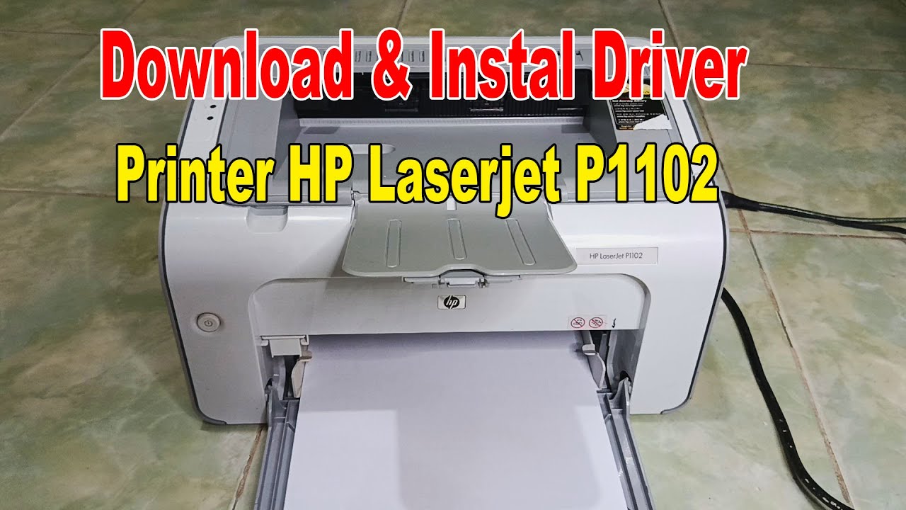 CARA INSTAL DRIVER PRINTER HP LASERJET P1102