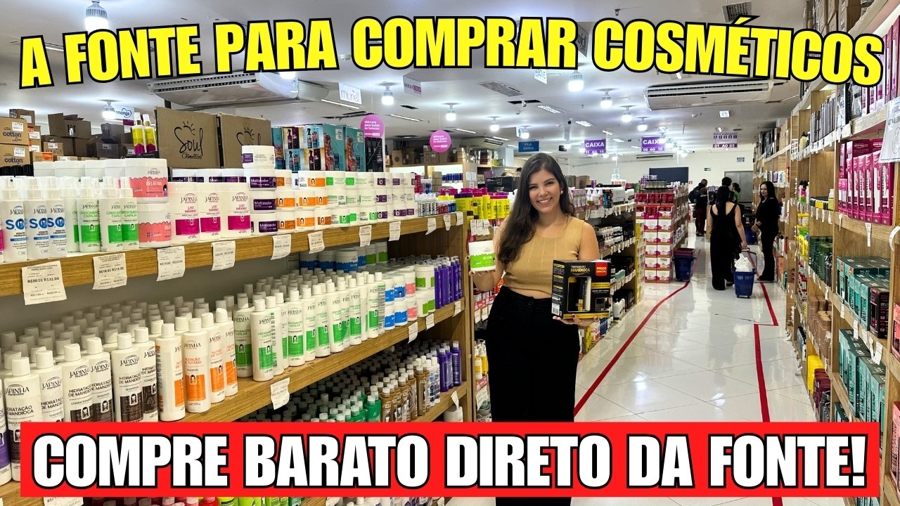REVELEI A FONTE SECRETA PARA COMPRAR COSMÉTICOS DE QUALIDADE MUITO BARATO!