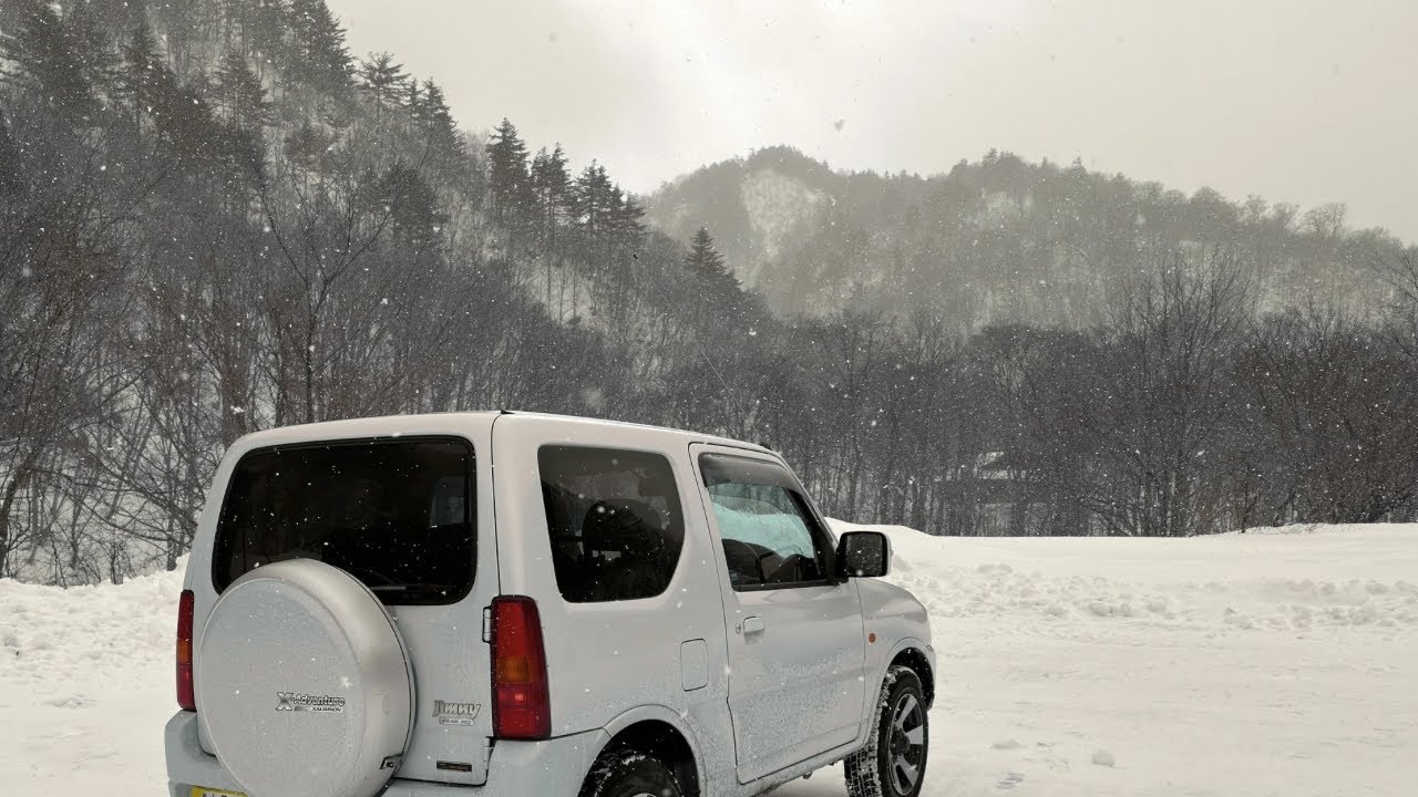 【JB23W】ジムニーで初雪道ドライブ　今年も南会津