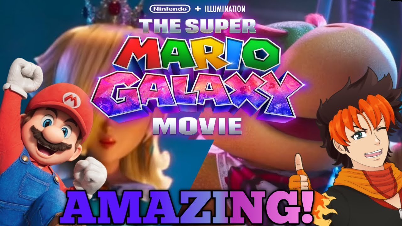 Nintendo News: Mario Galaxy Movie Revealed! (Rosalina, Bowser Jr., and WONDER?!)
