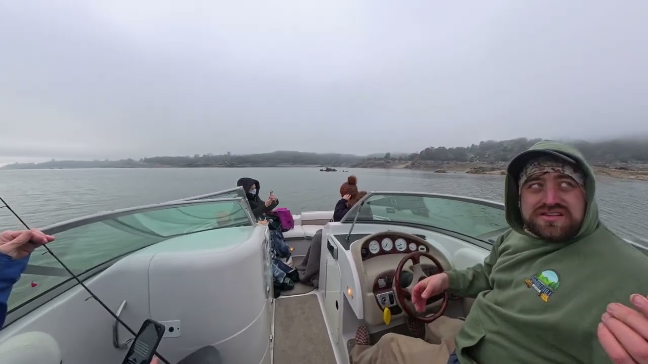 Hauling the boat to the lake December 2025