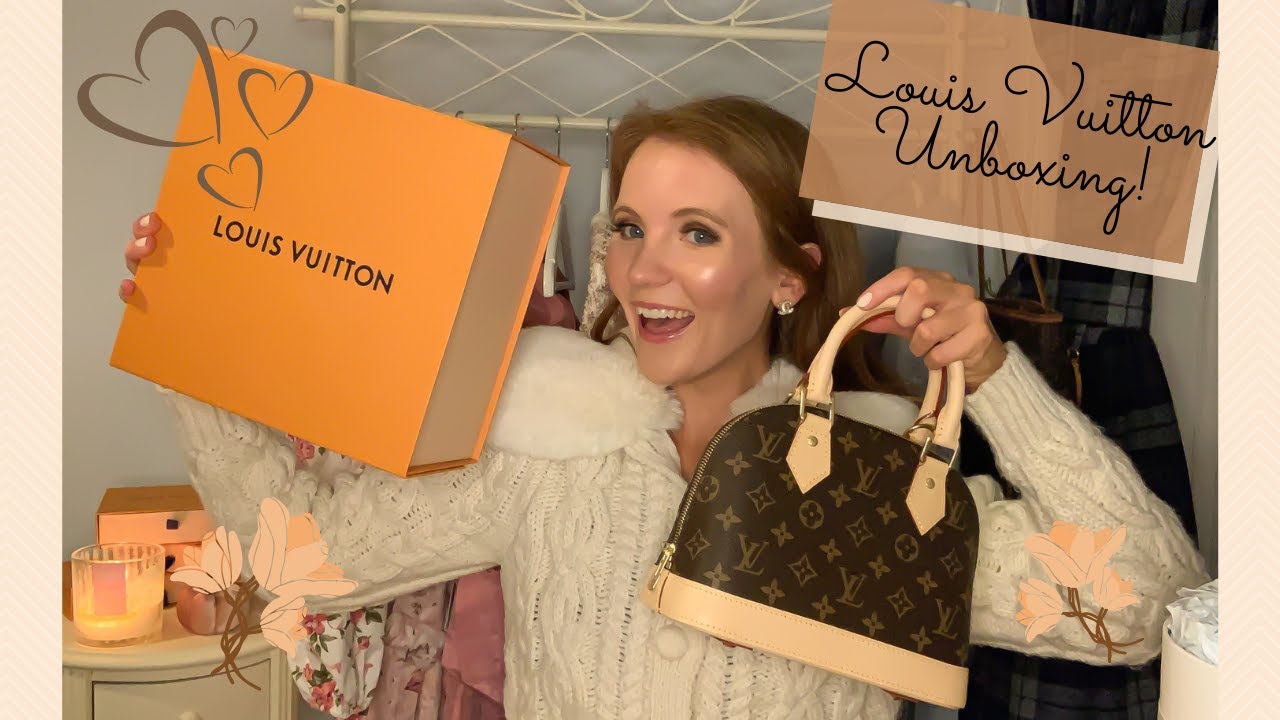 Louis Vuitton Alma BB Monogram Canvas Unboxing + Luxury Shopping during Covid 19