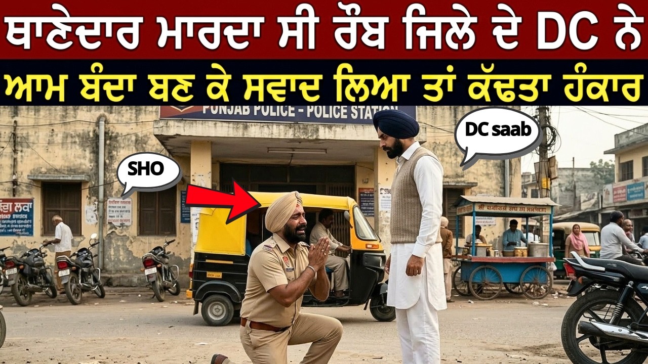 ਗਰੀਬਾਂ ਨਾਲ ਧੱਕੇਸ਼ਾਹੀ ਕਰਨ ਵਾਲੇ ਥਾਣੇਦਾਰ ਦੀ ਕੱਢਤੀ ਸਾਰੀ ਆਕੜ! ਰੋਂਦਾ ਹੋਇਆ ਡਿੱਗਿਆ ਪੈਰਾਂ 'ਚ #punjabpolice
