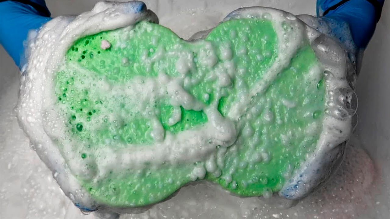 ASMR The Most Satisfying Mushy Soap Ever | Thick Creamy Suds | ASMR Sponge Squeezing