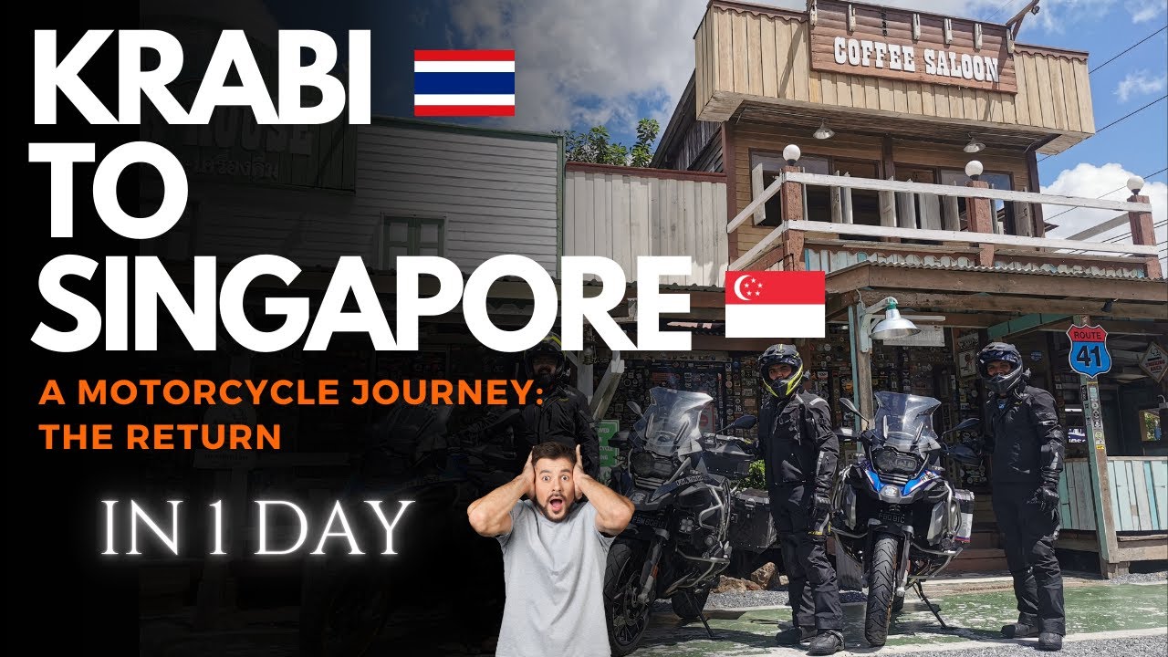 Epic Motorcycle Journey: Riding Back From Krabi to Singapore in 1 Day!