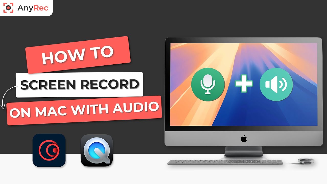 How to Screen Record on Mac with Audio [Internal + Microphone]