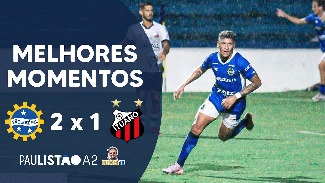 VIRADA NA CHUVA | SÃO JOSÉ 2 X 1 ITUANO  | MELHORES MOMENTOS | ULISSES TV