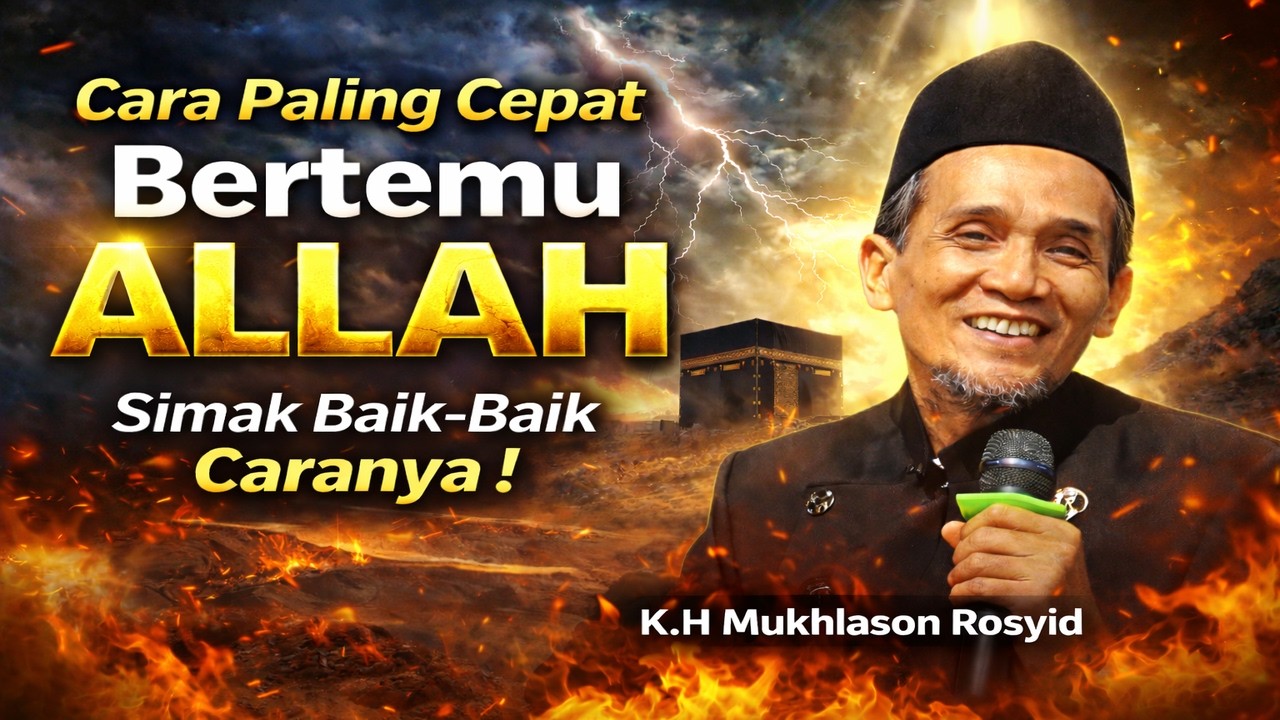 Cara Paling Cepat Bertemu Allah‼️K.H Mukhlason Rosyid