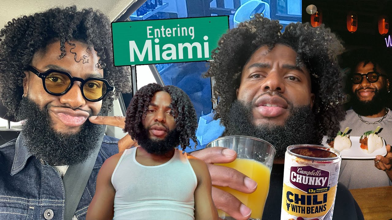 It was the can of chili beans for me...like???? MIAMI VLOG (I got flewed out y'all 👀)