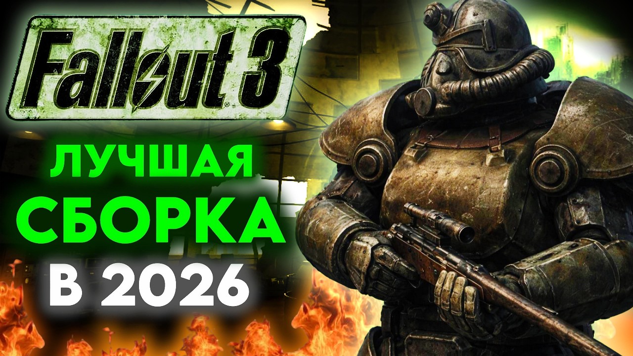 Лучшая Сборка Для FALLOUT 3 В 2026 (ГРАФИКА + ГЕЙМПЛЕЙ)
