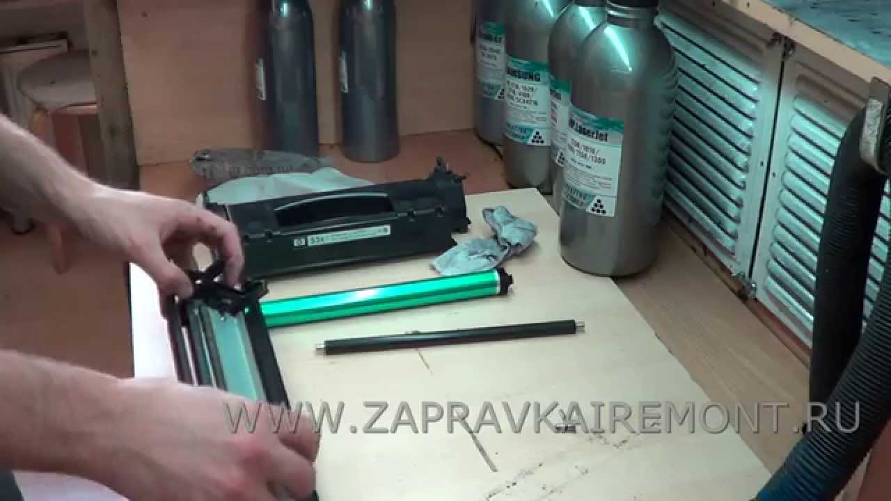 Заправка картриджа HP Q7553X