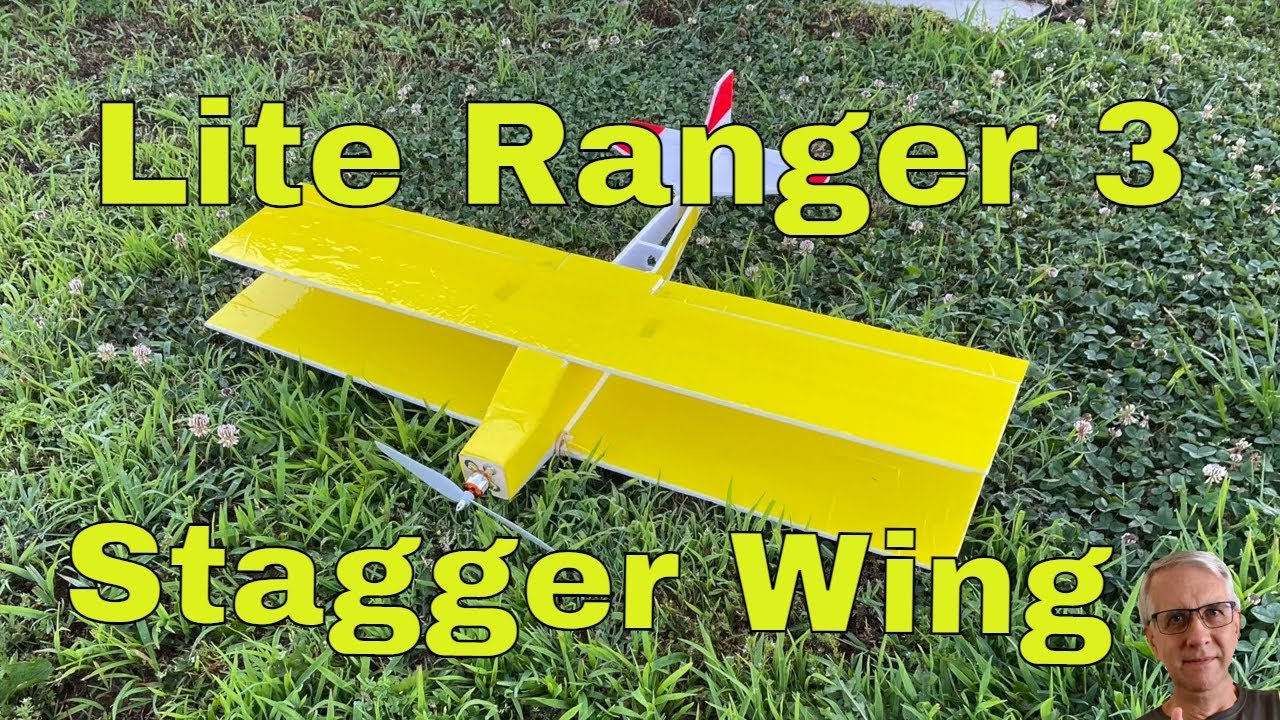 Lite Ranger Stagger Wing RC Airplane