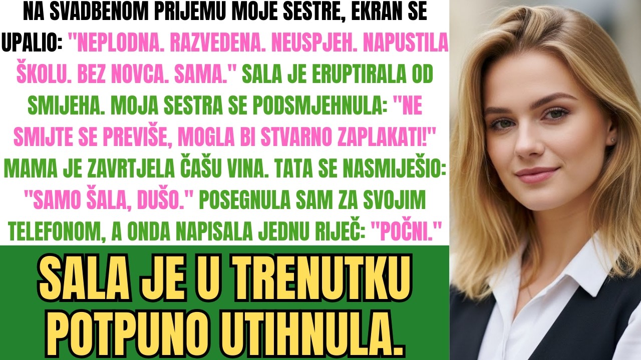 Moji Roditelji Su Me Nazvali Sramotom Obitelji Na Vjenčanju Sestre — Jedna Poruka Promijenila Je Sve