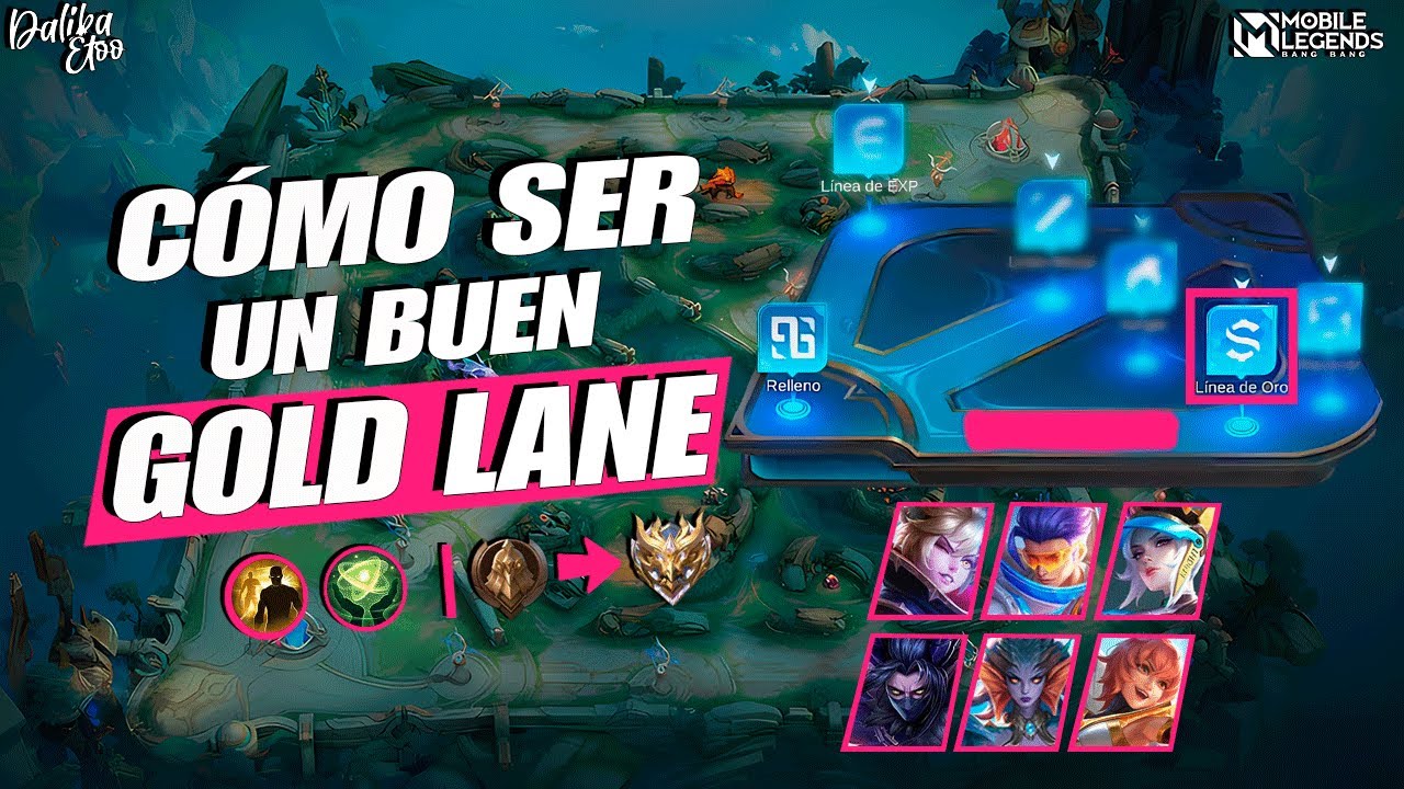 GUIA COMPLETA DE LA LINEA DE ORO - COMO SER UN BUEN TIRADOR O ADC - MLBB ESPAÑOL