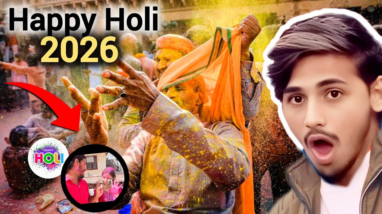 Holi Festival 2026 🔥 | Full Enjoy With Friends | Adarshvlog74k