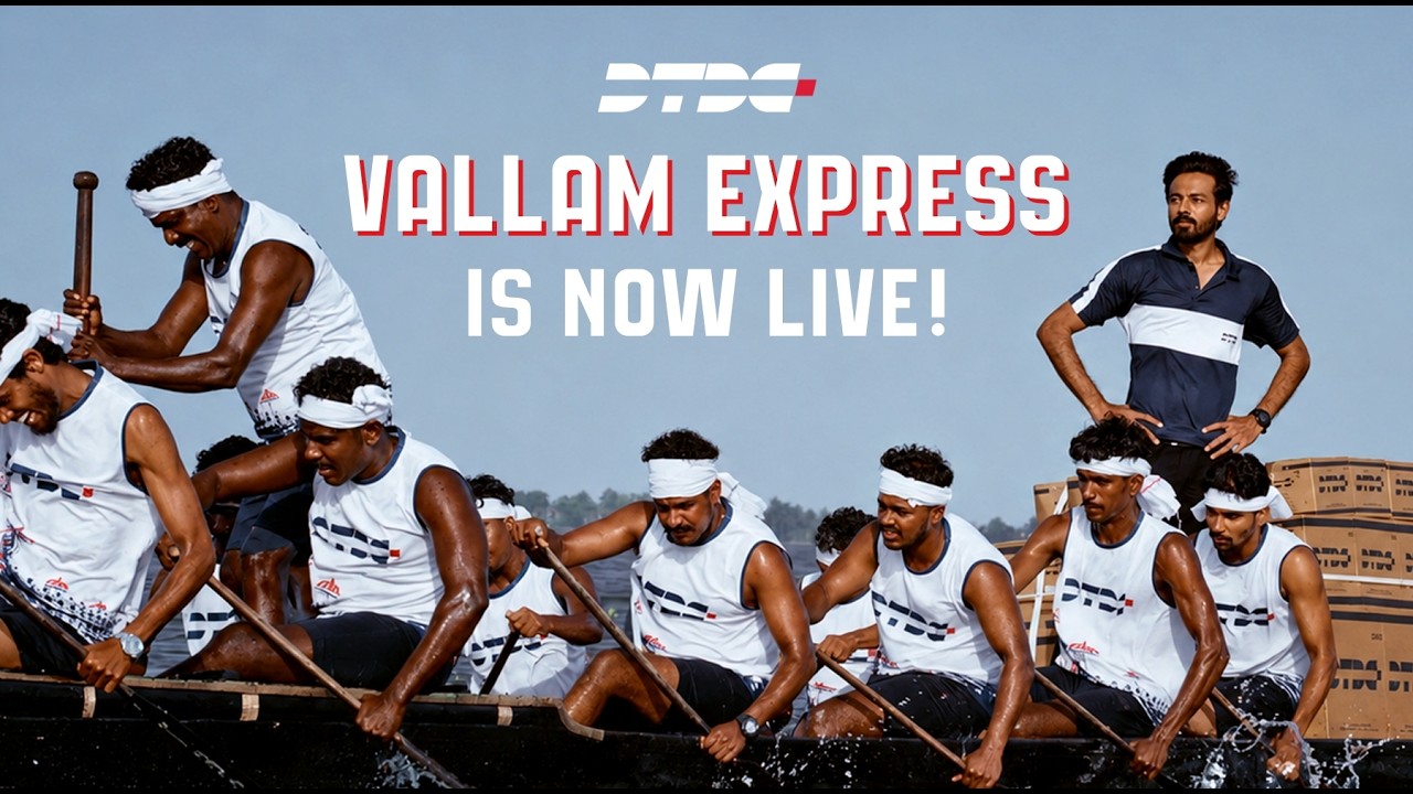 DTDC Vallam Express | Delivering by Boat to Kerala&rsquo;s Backwaters | Onam 2026 (Malayalam)
