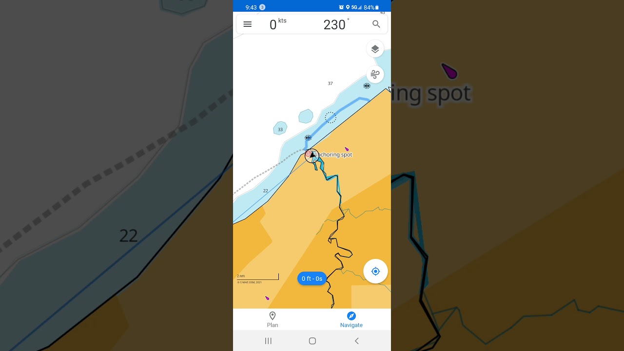 Приложение cmaps для навигации без каких-либо других инструментов или карт.