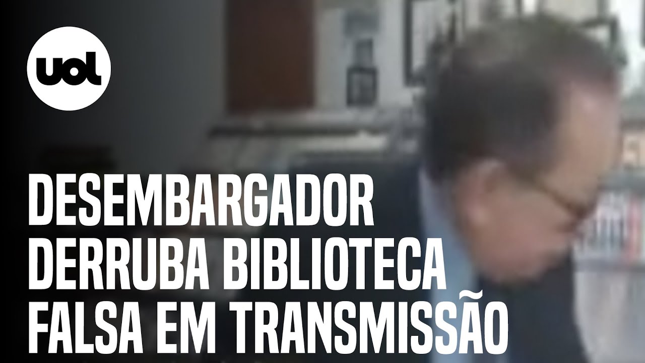 Biblioteca falsa de desembargador despenca durante sessão no AM