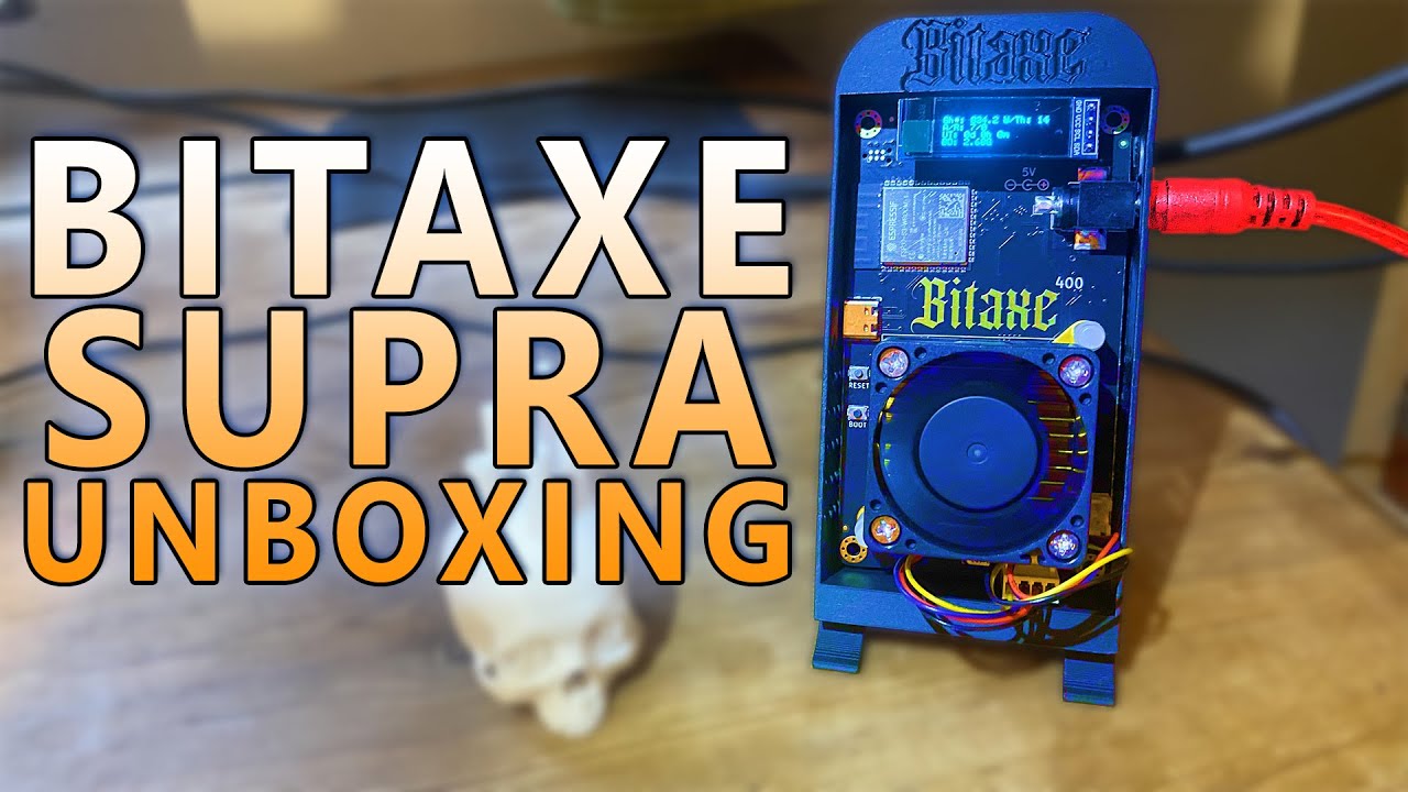 Bitaxe Supra Unboxing - Solo Miner With S21 Bitmain Chip