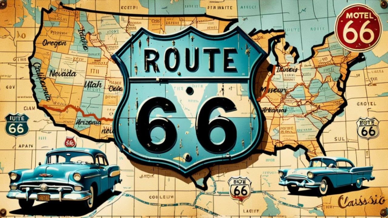 Route 66 Road Trip - Classic Songs for the Open Road 🎵🚗