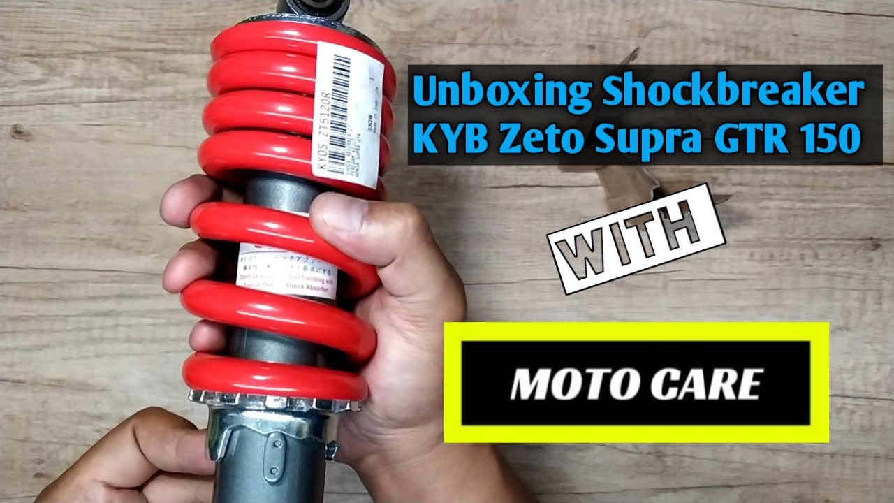Monoshock Kayaba KYB Zeto Supra GTR 150 | Pemasangan by Moto Care Studio