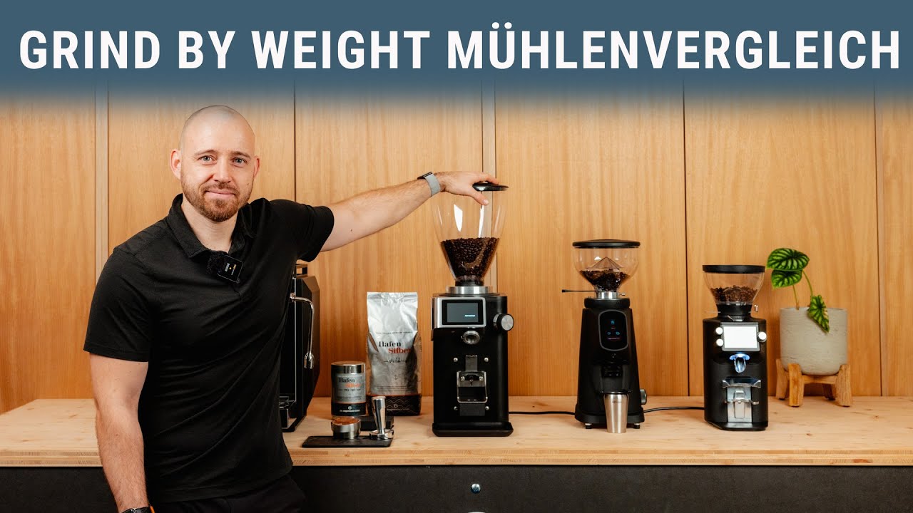 Grind by Weight im Vergleich · Mahlkönig E64 WS, Fiorenzato AllGround Sense & Ceado Rev Steeltest