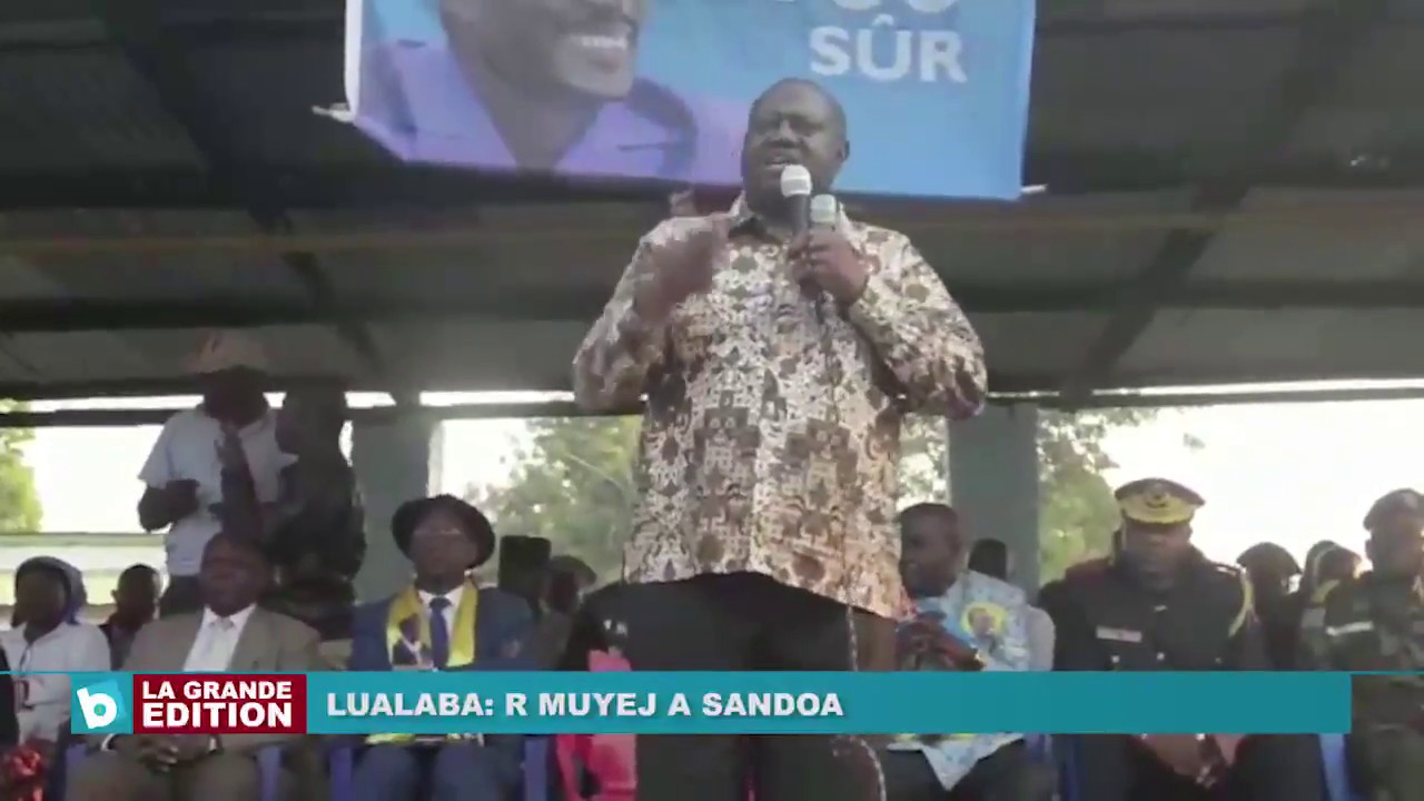Richard Muyej en tourn&eacute;e, aujourd'hui l'&eacute;tape de Sandoa