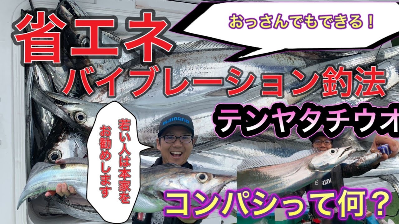 【省エネバイブレーション釣法】でドラゴン爆釣！！東京湾で編み出されたノンストップバイブレーション釣法をおっさん風にアレンジ！#タチウオ＃テンヤ＃テンヤタチウオ＃带鱼＃타치우오