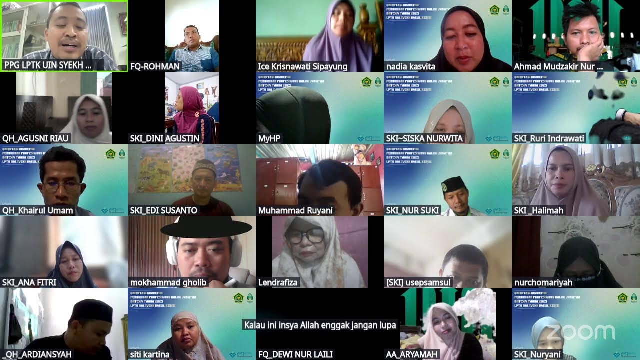 Sosialisasi Tryout LPTK UIN Syekh Wasil Kediri
