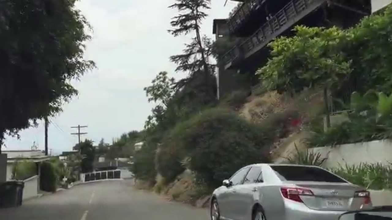 Take a driving tour with me of Sunset Plaza Drive in the Hollywood Hills- Sunset Strip