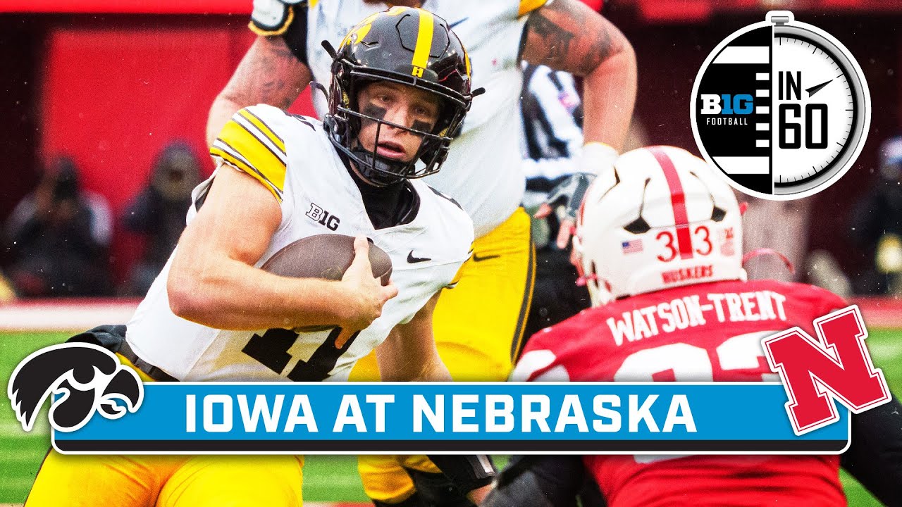 Iowa at Nebraska | Nov. 29, 2025 | B1G Football in 60