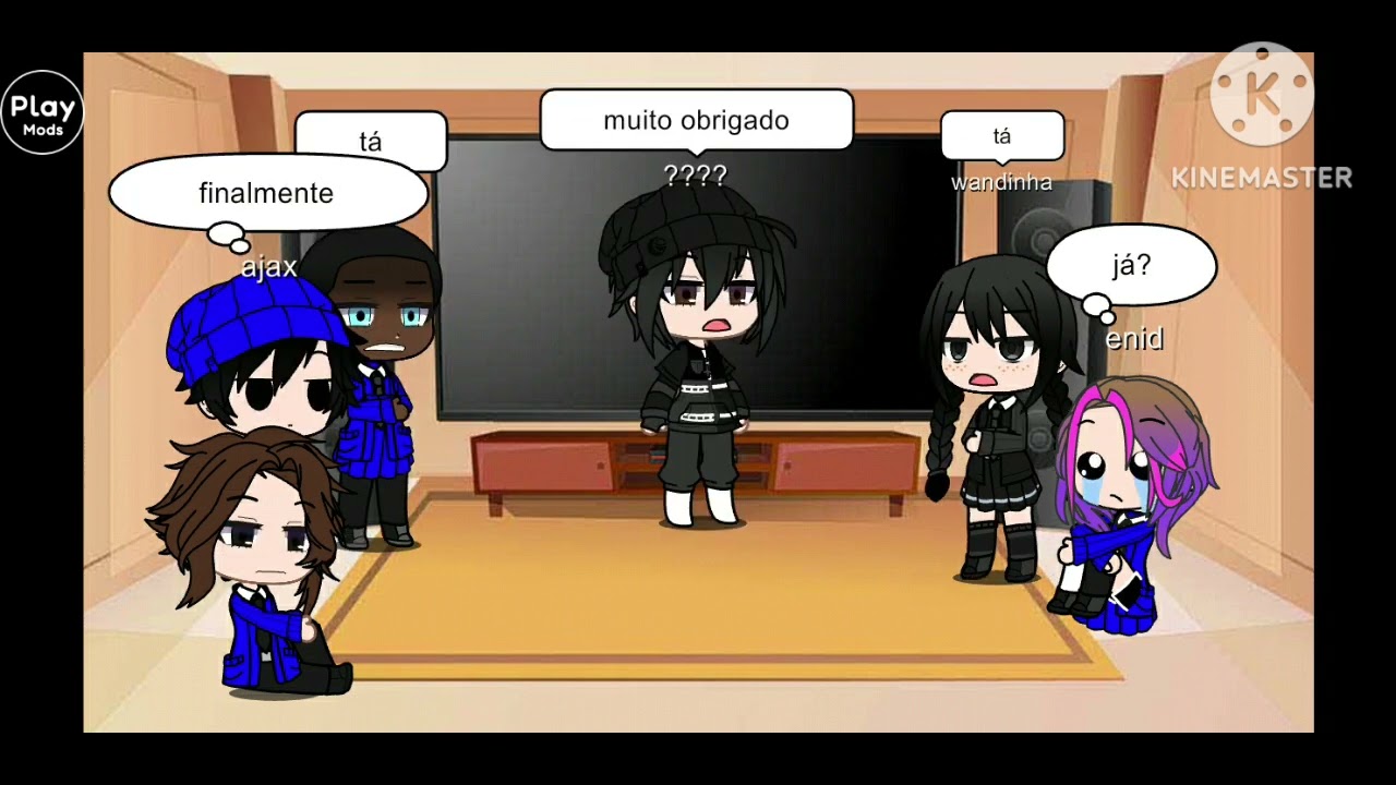 obs: não foi feito por mim,gacha life wandinha react feioso as Mikey