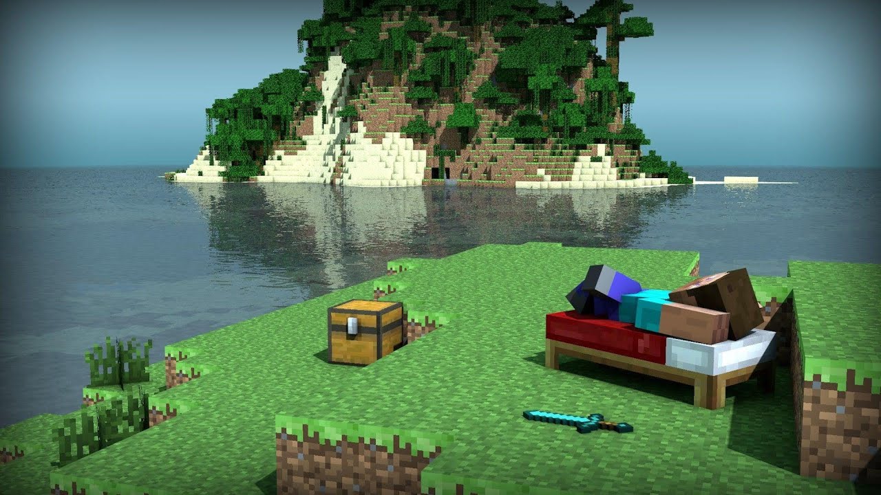 First episode . On the new Minecraft Survival series