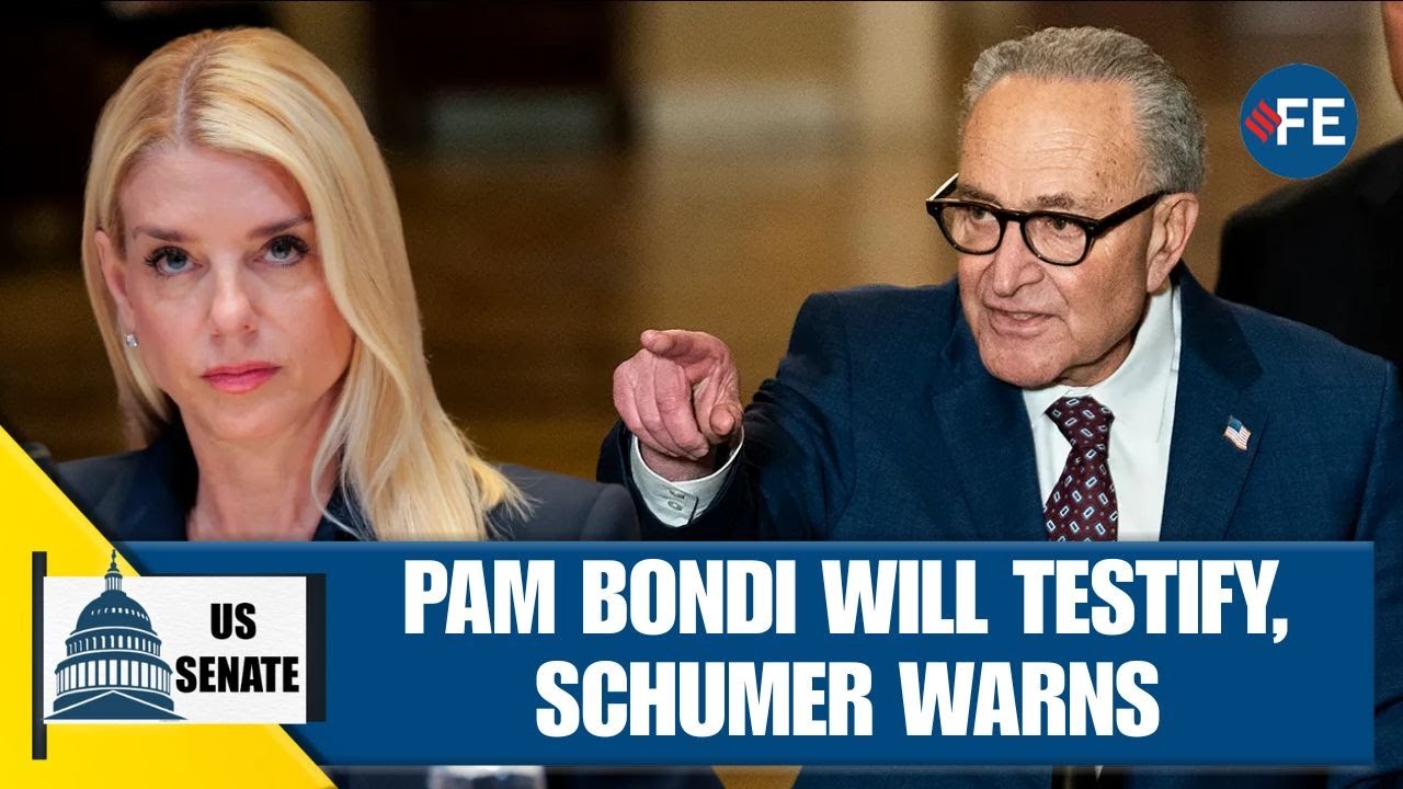 Pam Bondi Will Testify”: Schumer Erupts as Congress Reviews Redacted Epstein Files | US Senate