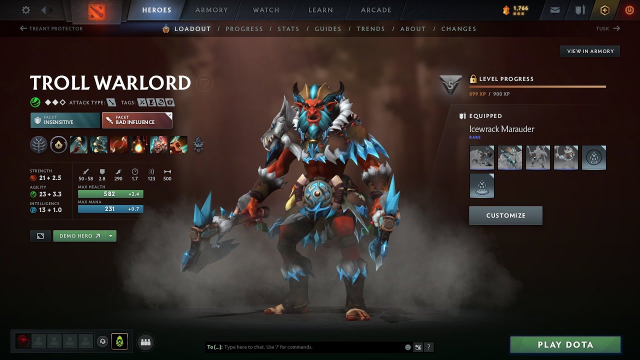 Dota 2 - 10th All-Hero Challenge (Troll Warlord)