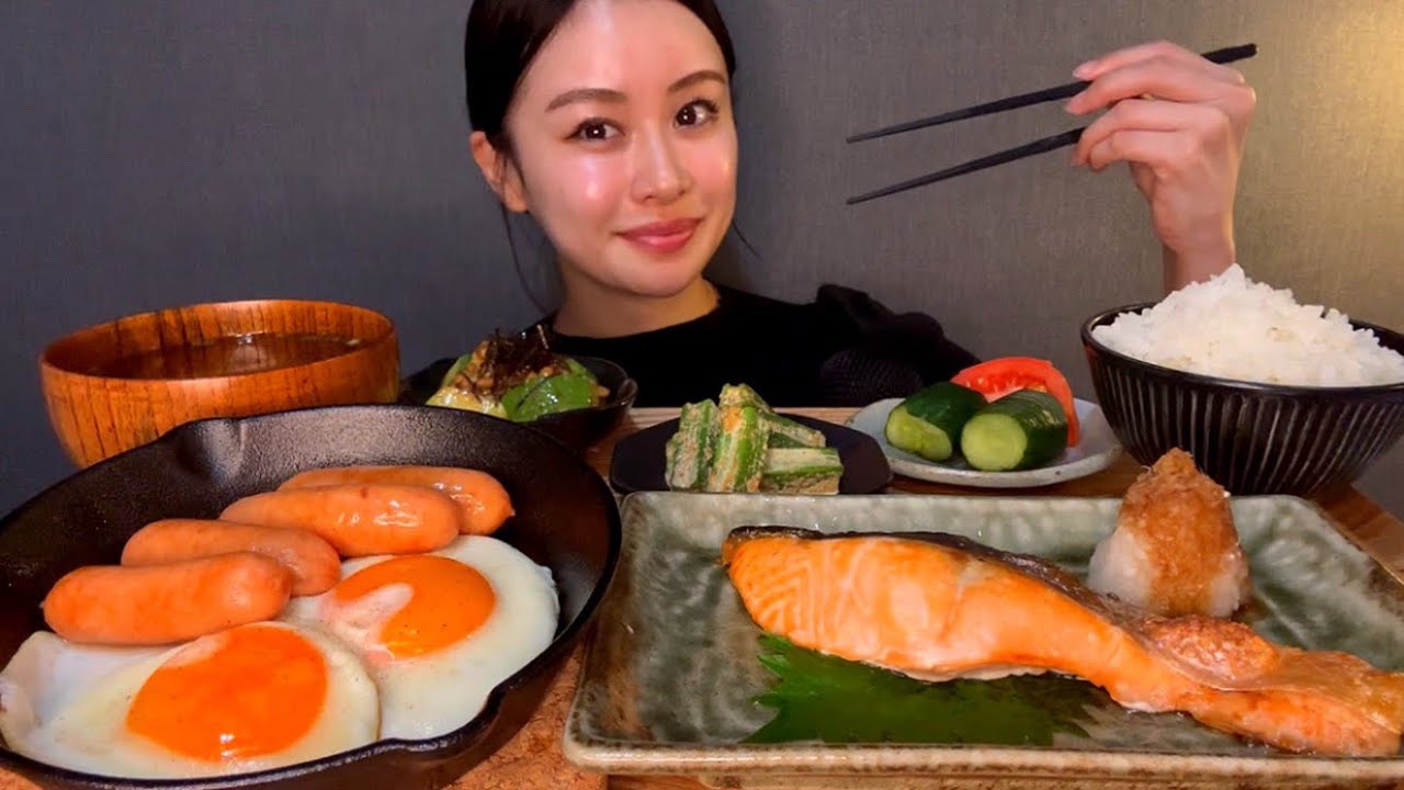 【ASMR】理想の朝食 [EatingSounds モッパン 咀嚼音 먹방]