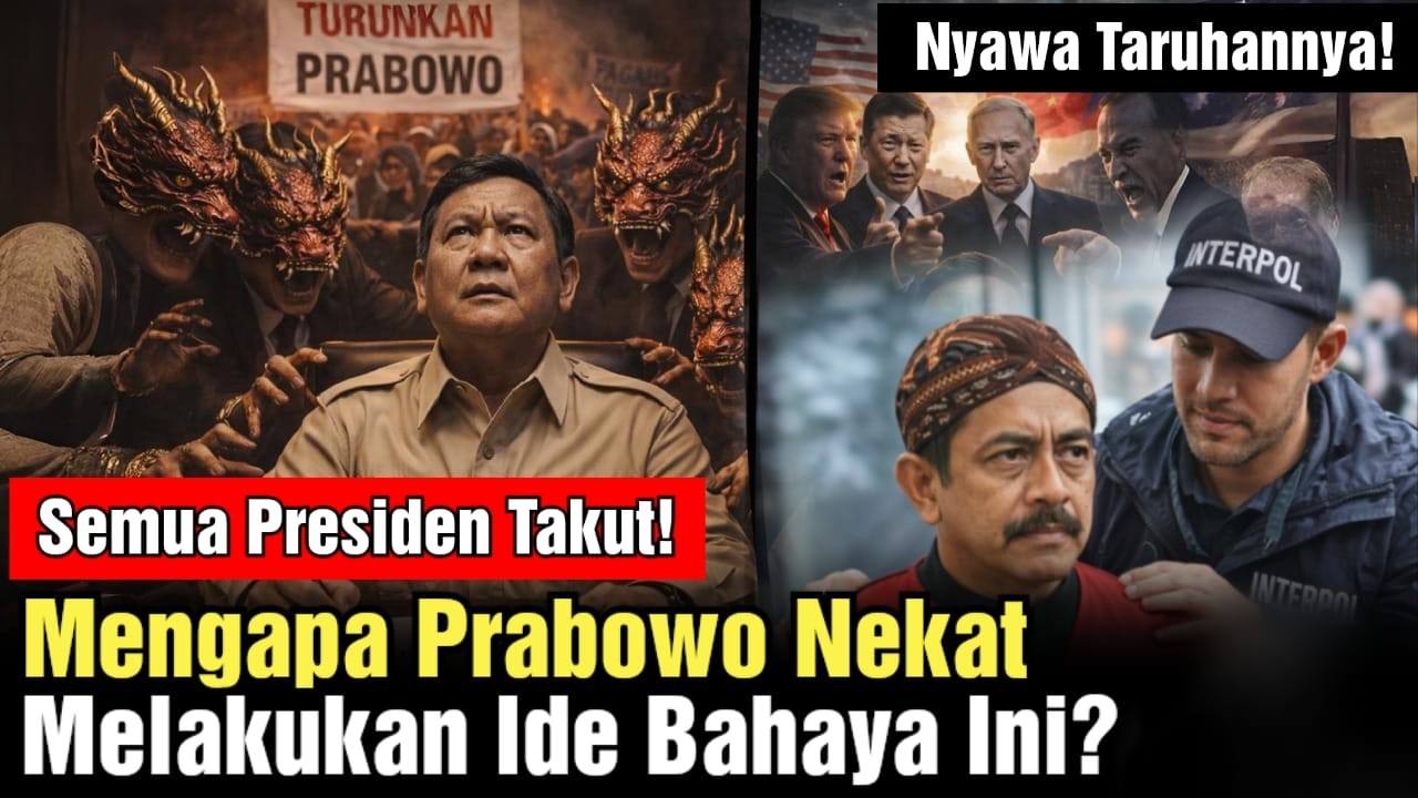 Ditakuti Presiden Sebelumnya! Mengapa Prabowo Nekat Lakukan Ide Bahaya Ini? Nyawa Taruhannya!