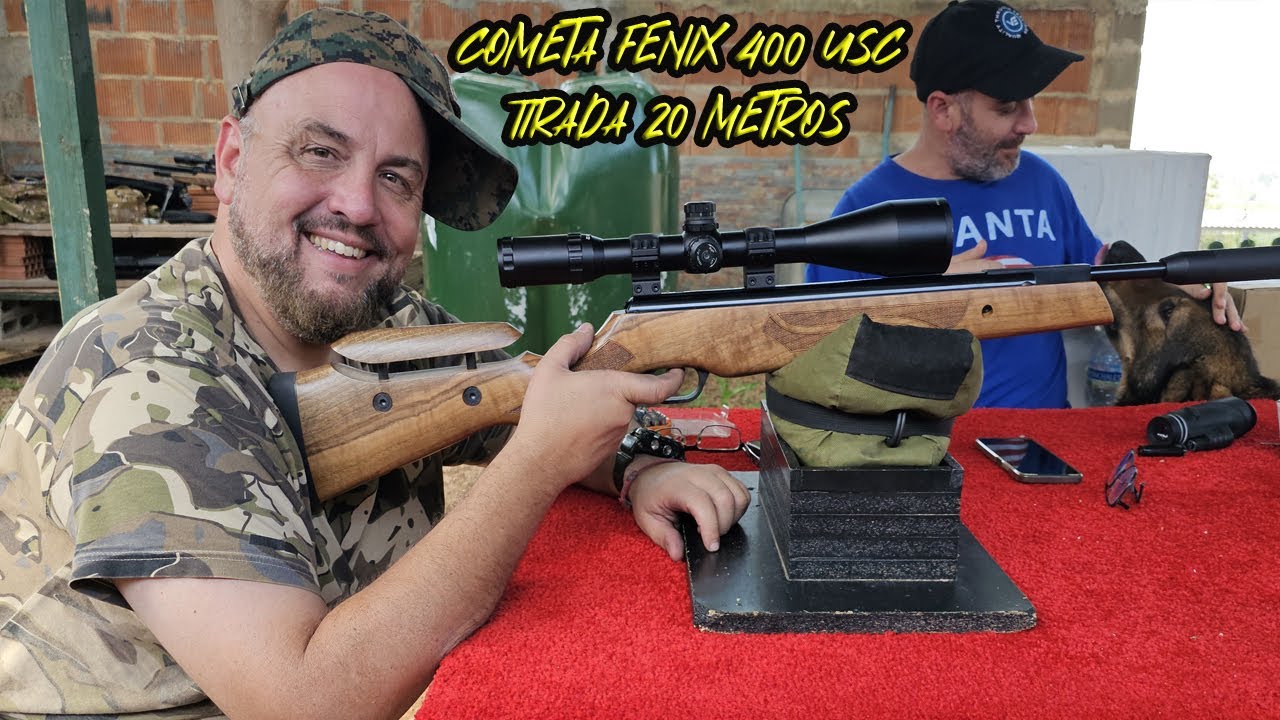 COMETA FENIIX 400 USC ELIGIENDO BALIN TIRADA A 20 METROS