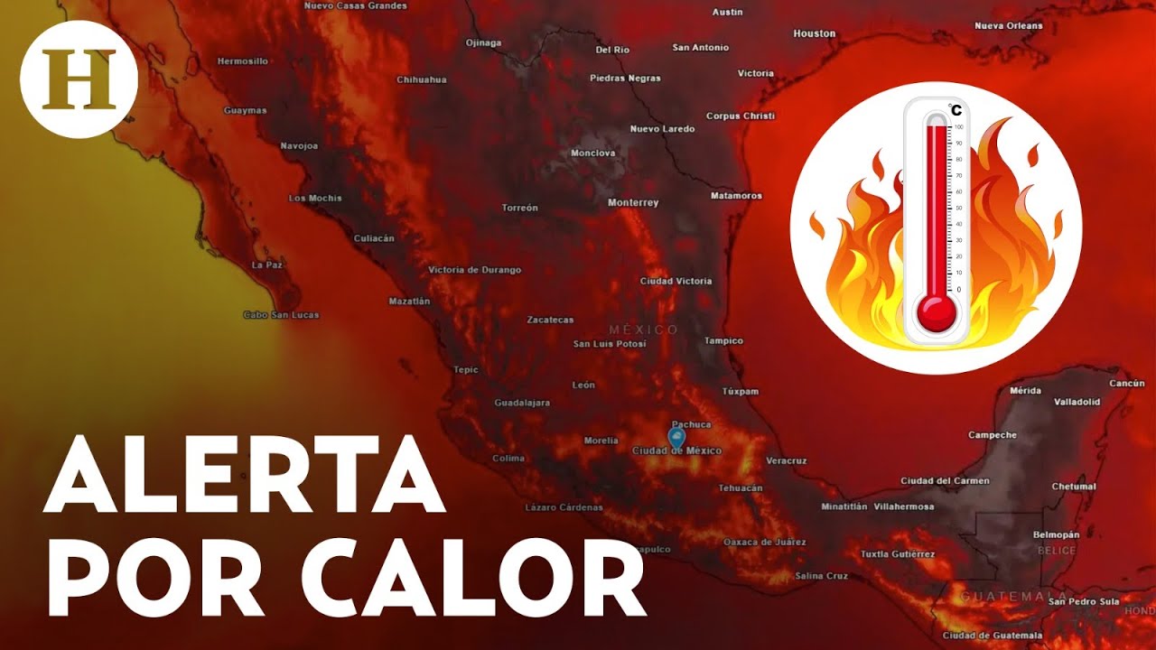 &iexcl;Intenso calor en M&eacute;xico! CDMX activan alerta amarilla; 11 estados llegar&aacute;n a 45 grados