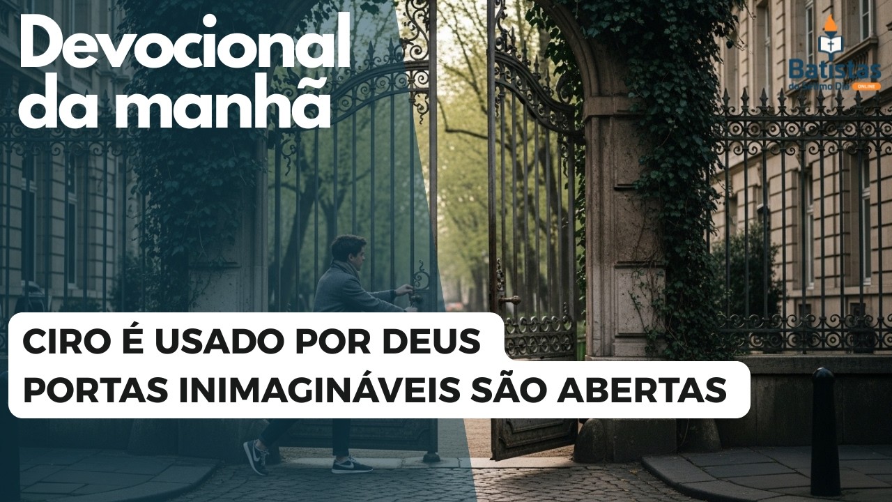 Ciro é usado por Deus - portas inimagináveis são abertas | Devocional da Manhã