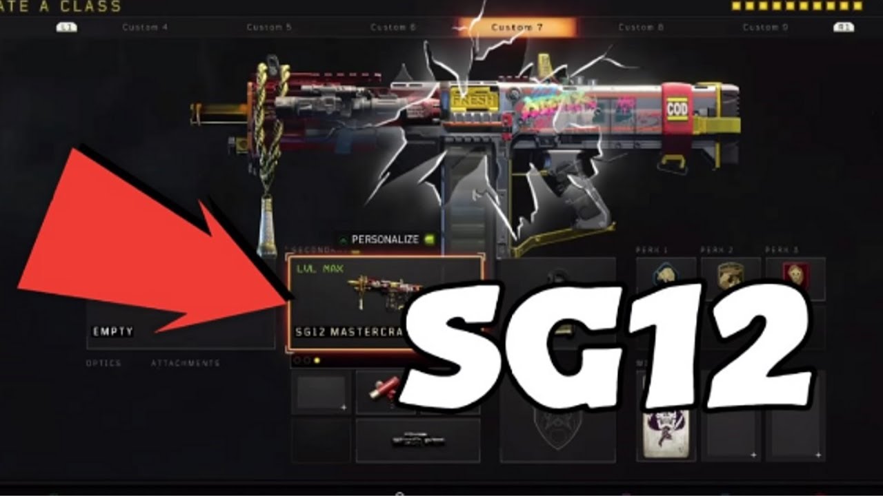 [BO4] SG12 Flashlight Mod (#1 Toxic Weapon)