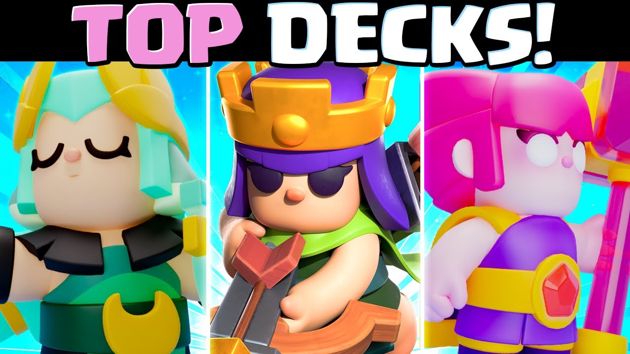 3 TOP TIER Clash Mini Decks...